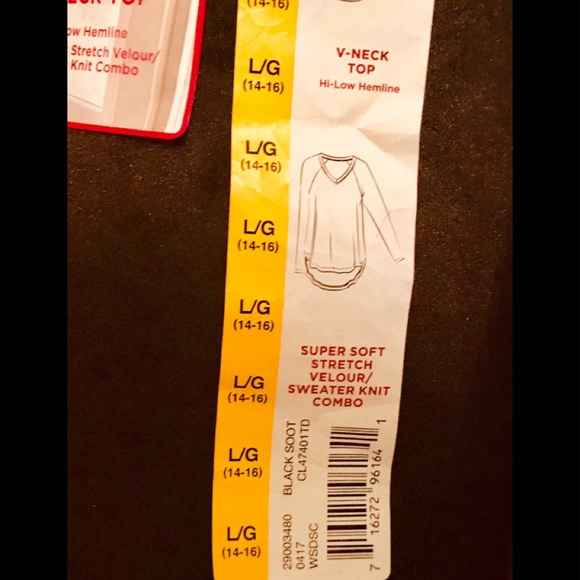 Climate Right Cuddl Duds Lounge/Sleep Top - Picture 5 of 5